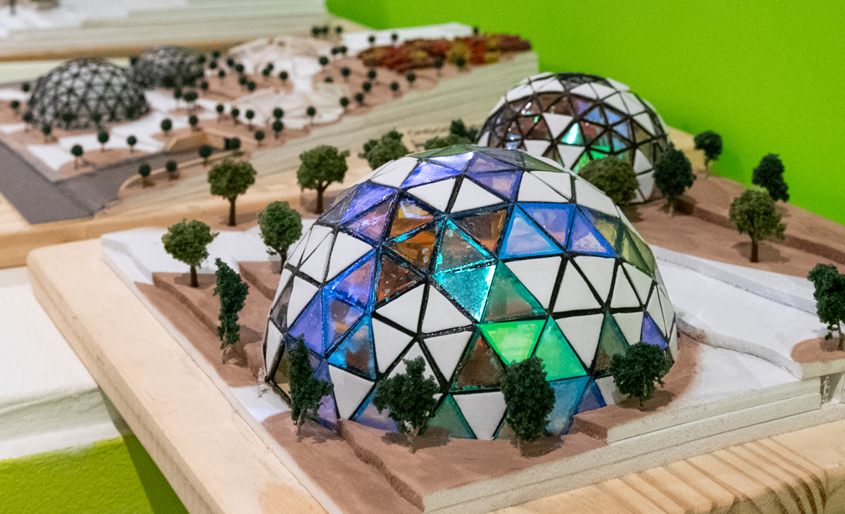 A model dome diagram